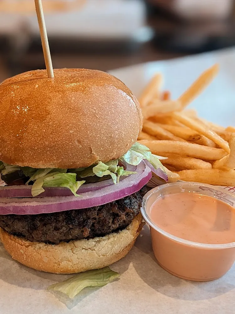 Burgers Come with Fries