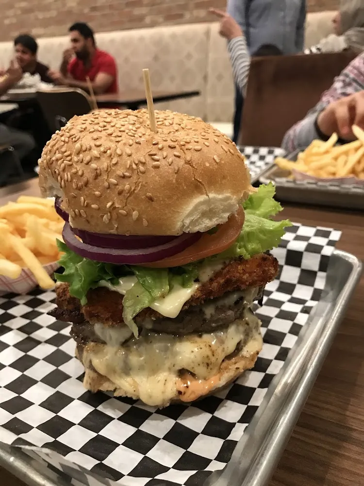 One of a Kind Burger and Fries